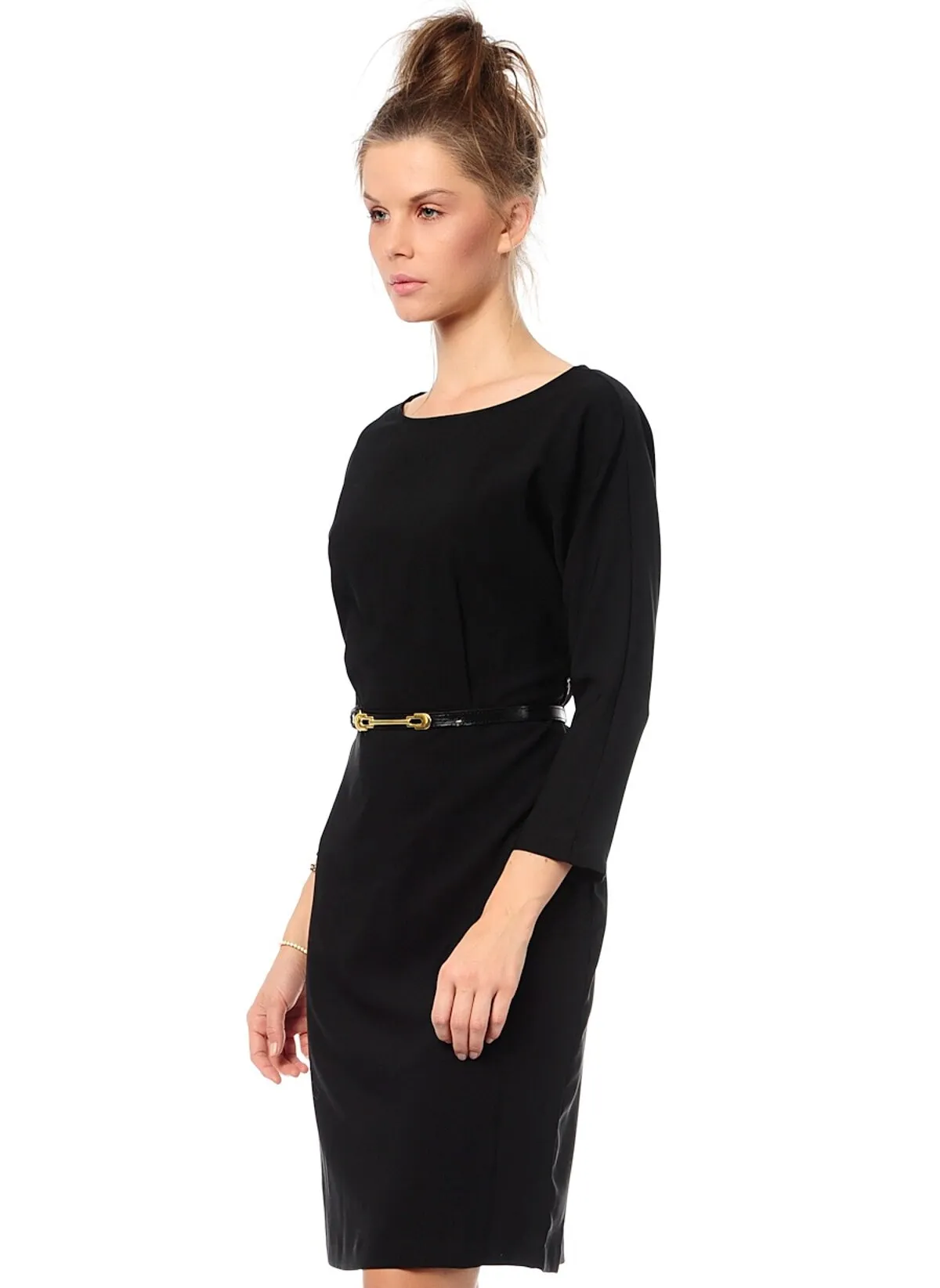 13530 Black Pencil Dress