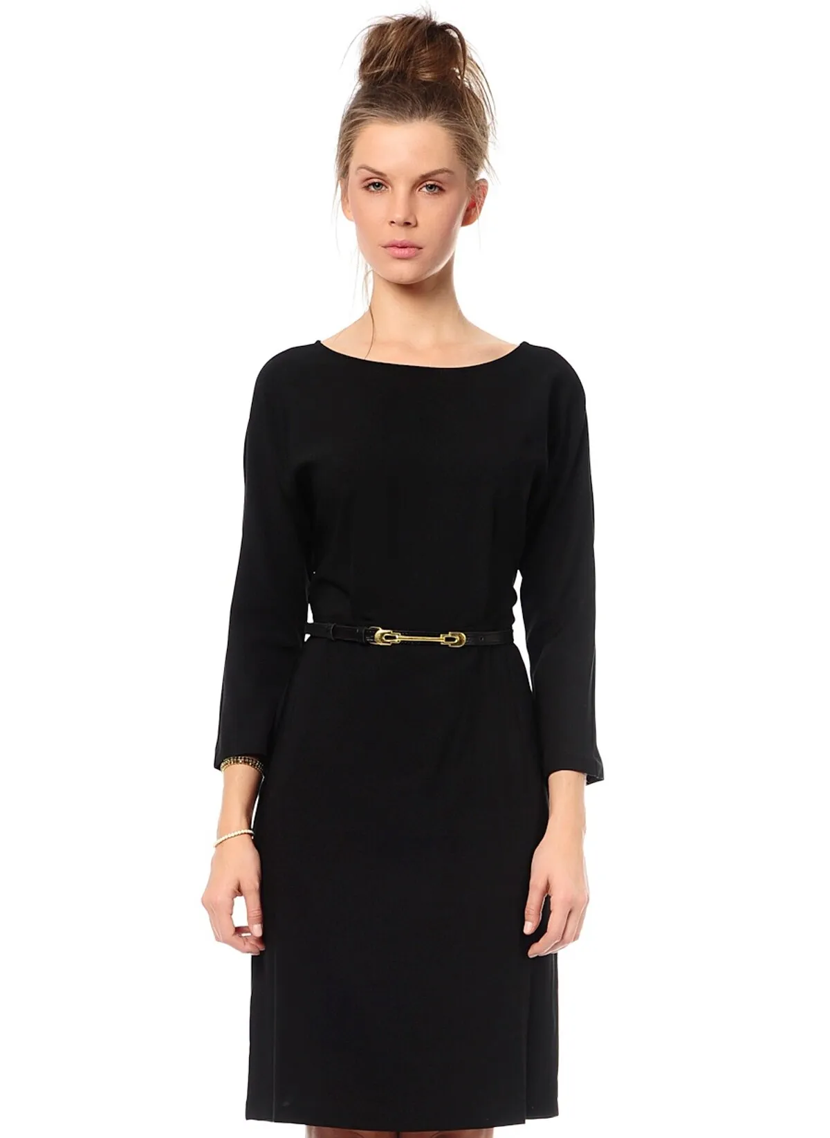 13530 Black Pencil Dress