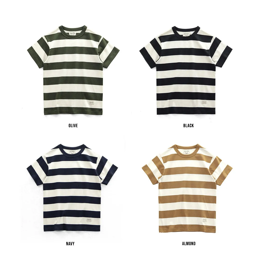 280G Basic Striped Tee