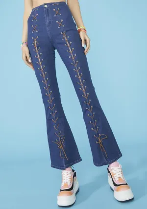 Beach Break Lace Up Jeans
