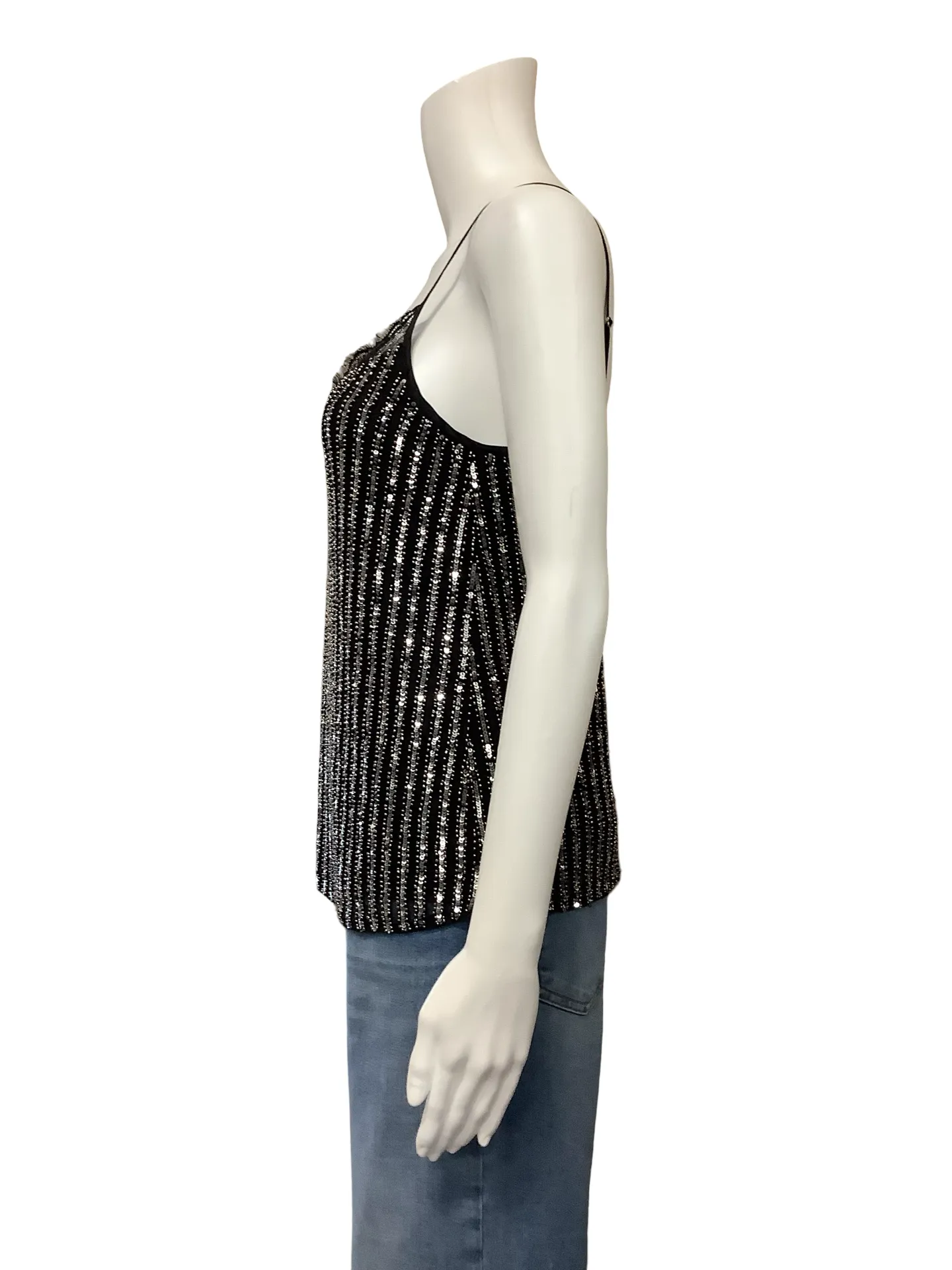 Cami NYC Top Sleeveless Sequin Size: S
