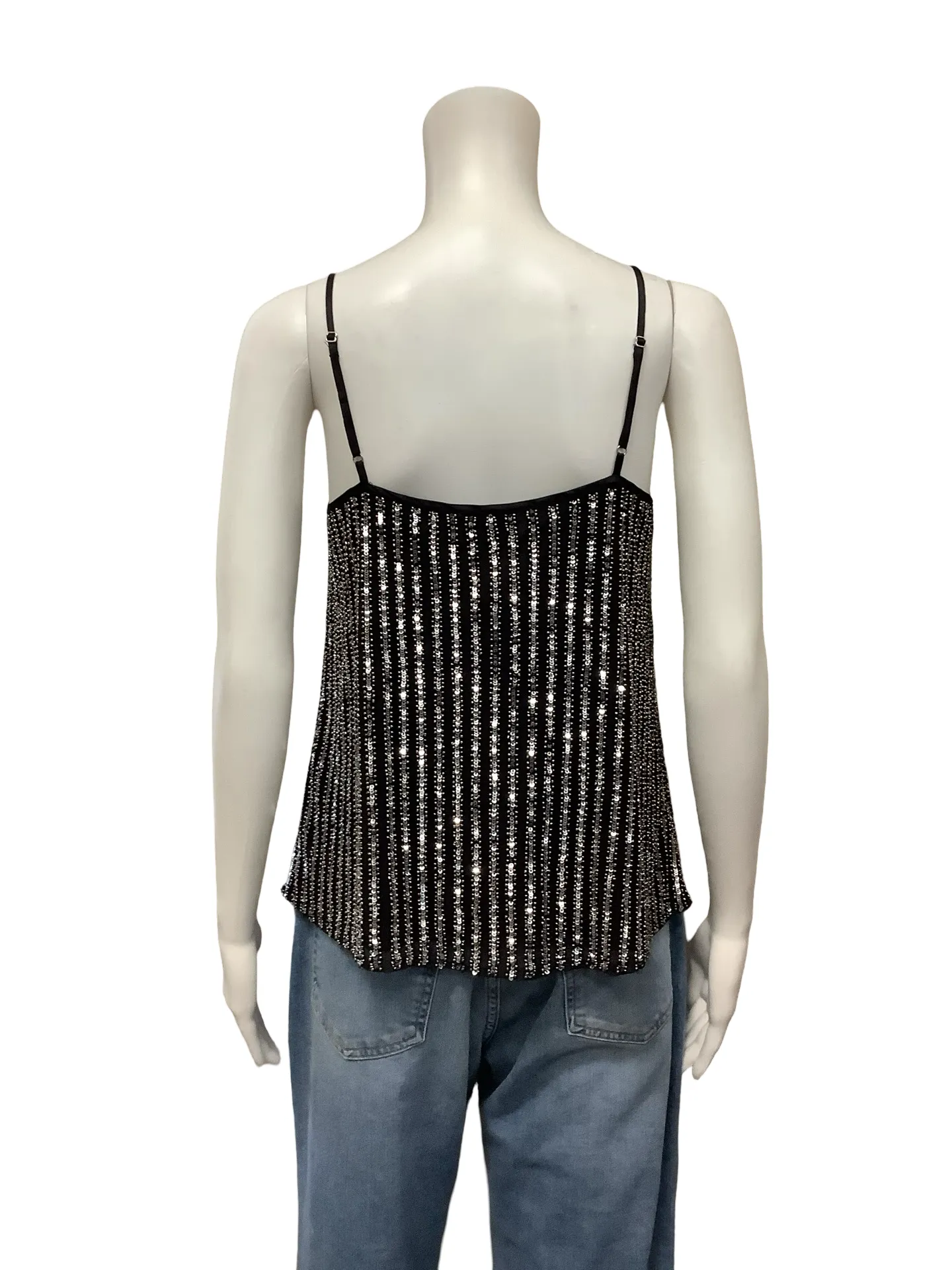 Cami NYC Top Sleeveless Sequin Size: S
