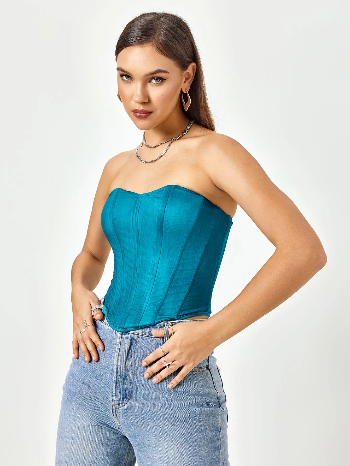 Crisscross Back Tube Top