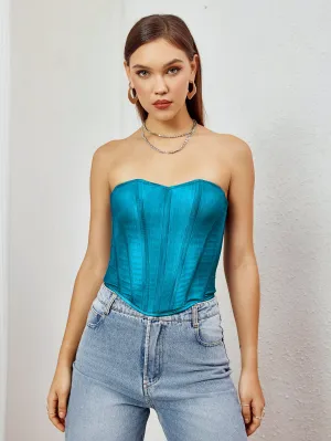 Crisscross Back Tube Top