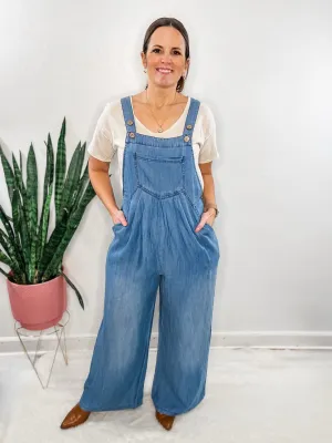 Denim Chambray Overalls