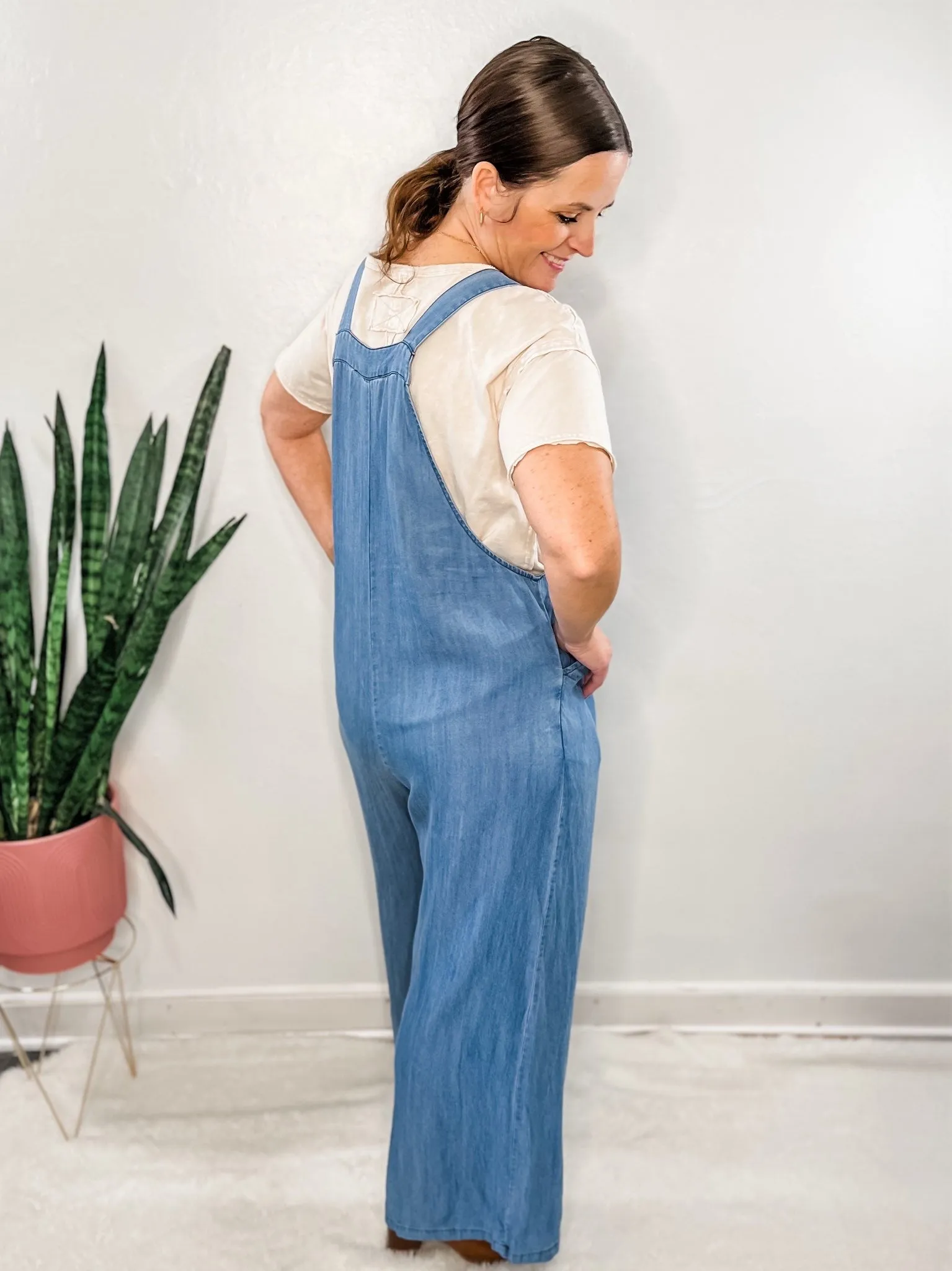 Denim Chambray Overalls
