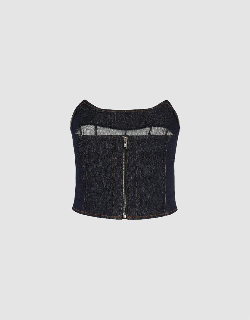 Denim Tube Top