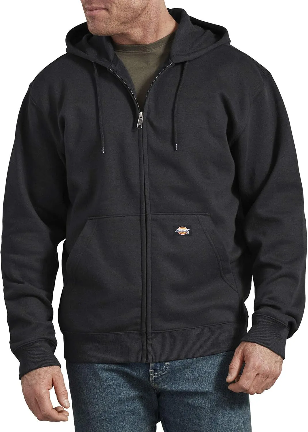 Dickies Men's Full Zip Fleece Hoodie