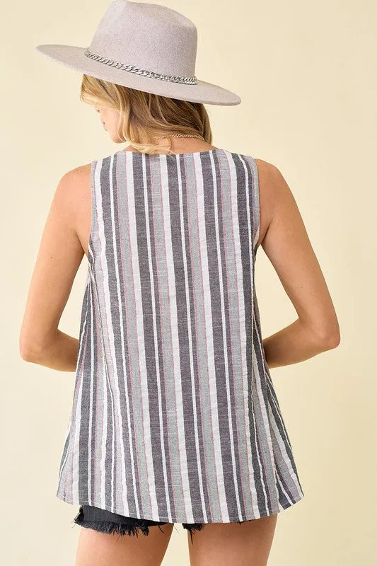 Front Tie Sleeveless