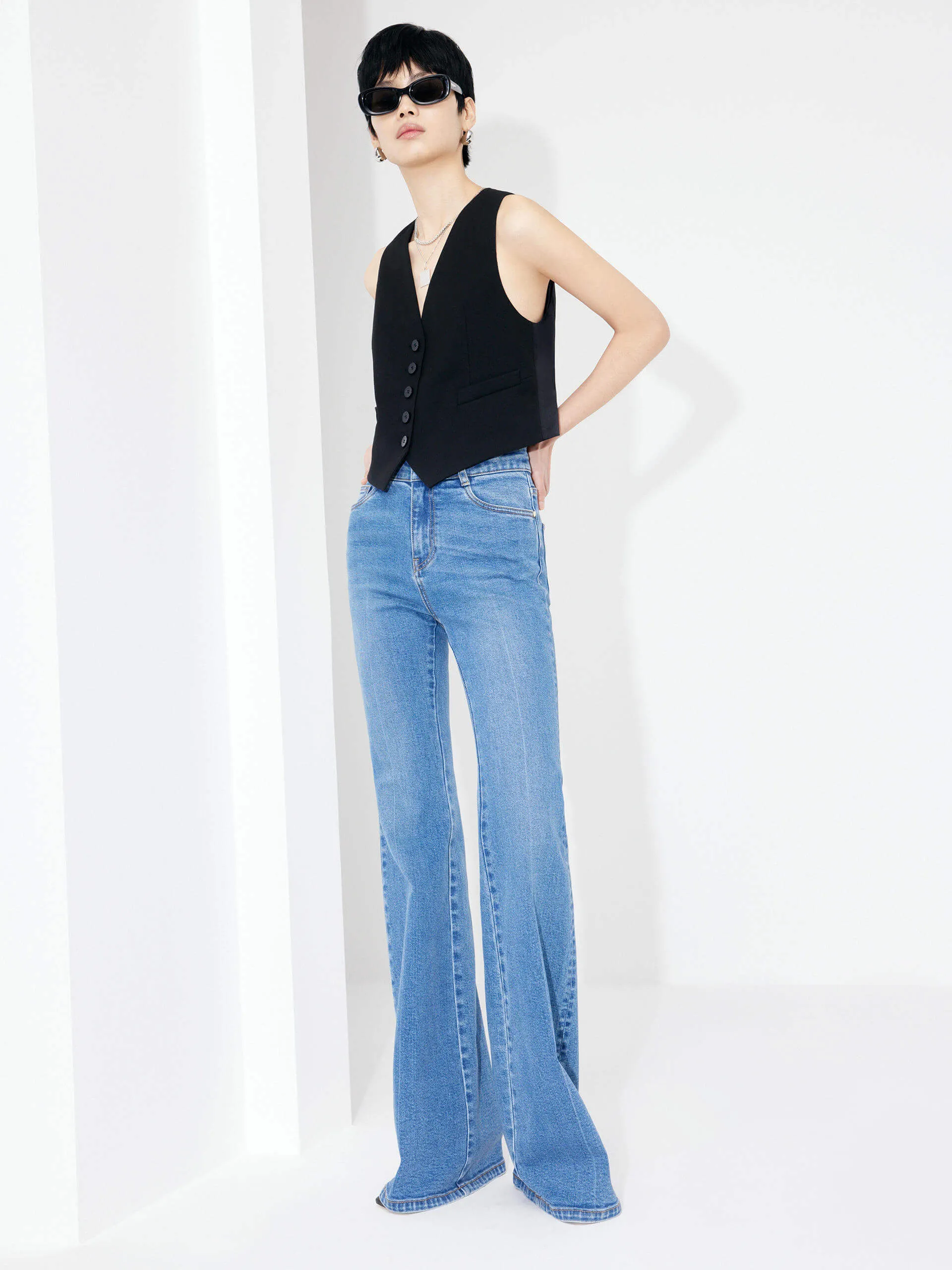 Full Length Flared Jeans