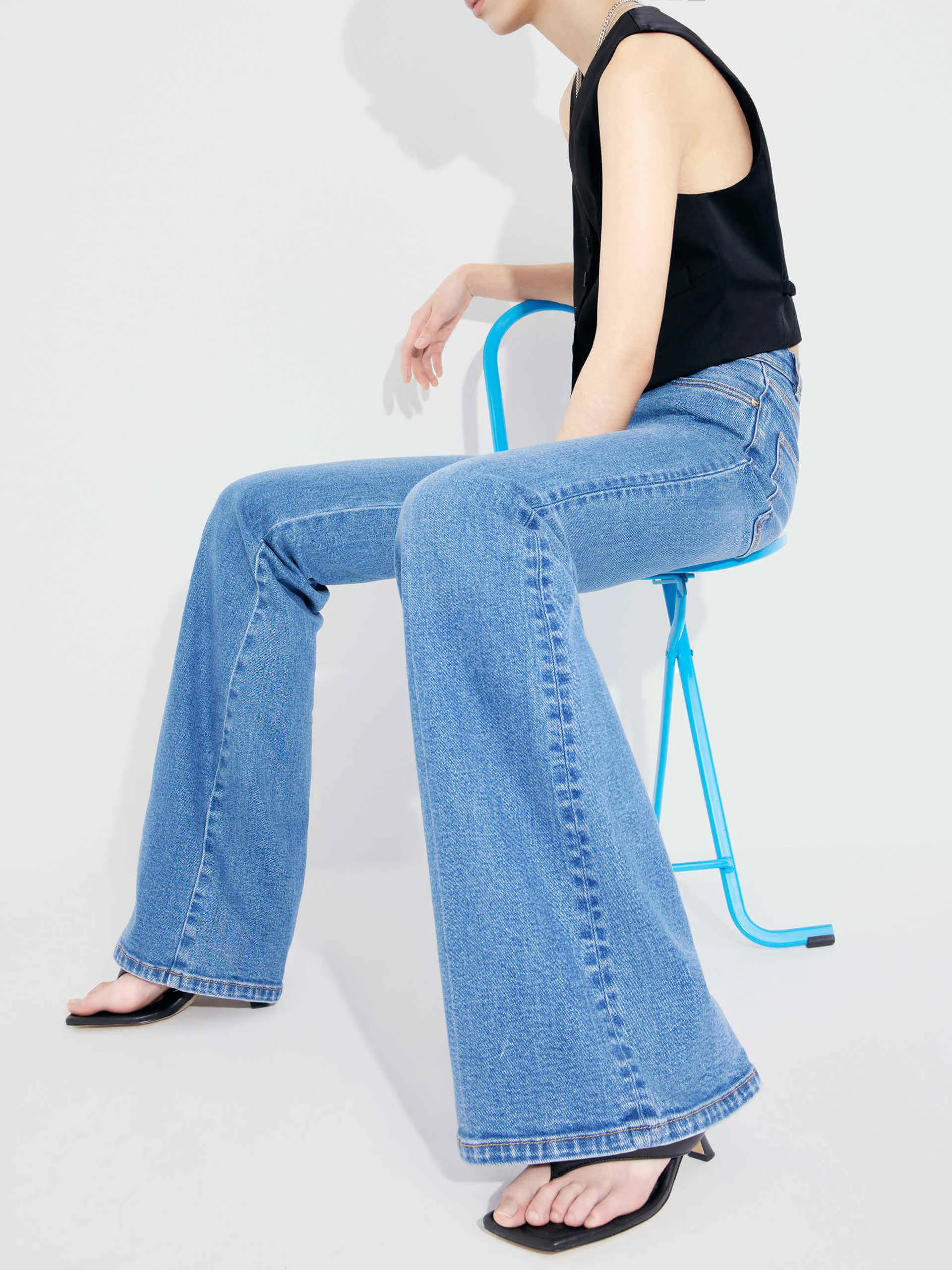 Full Length Flared Jeans