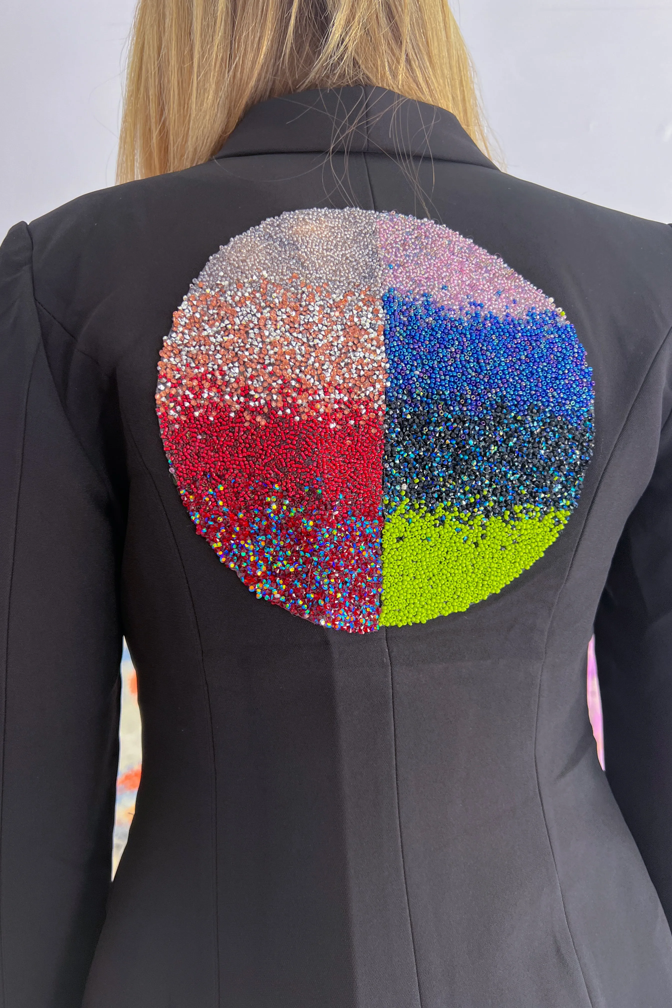 Germanier - Embellished Blazer: Black