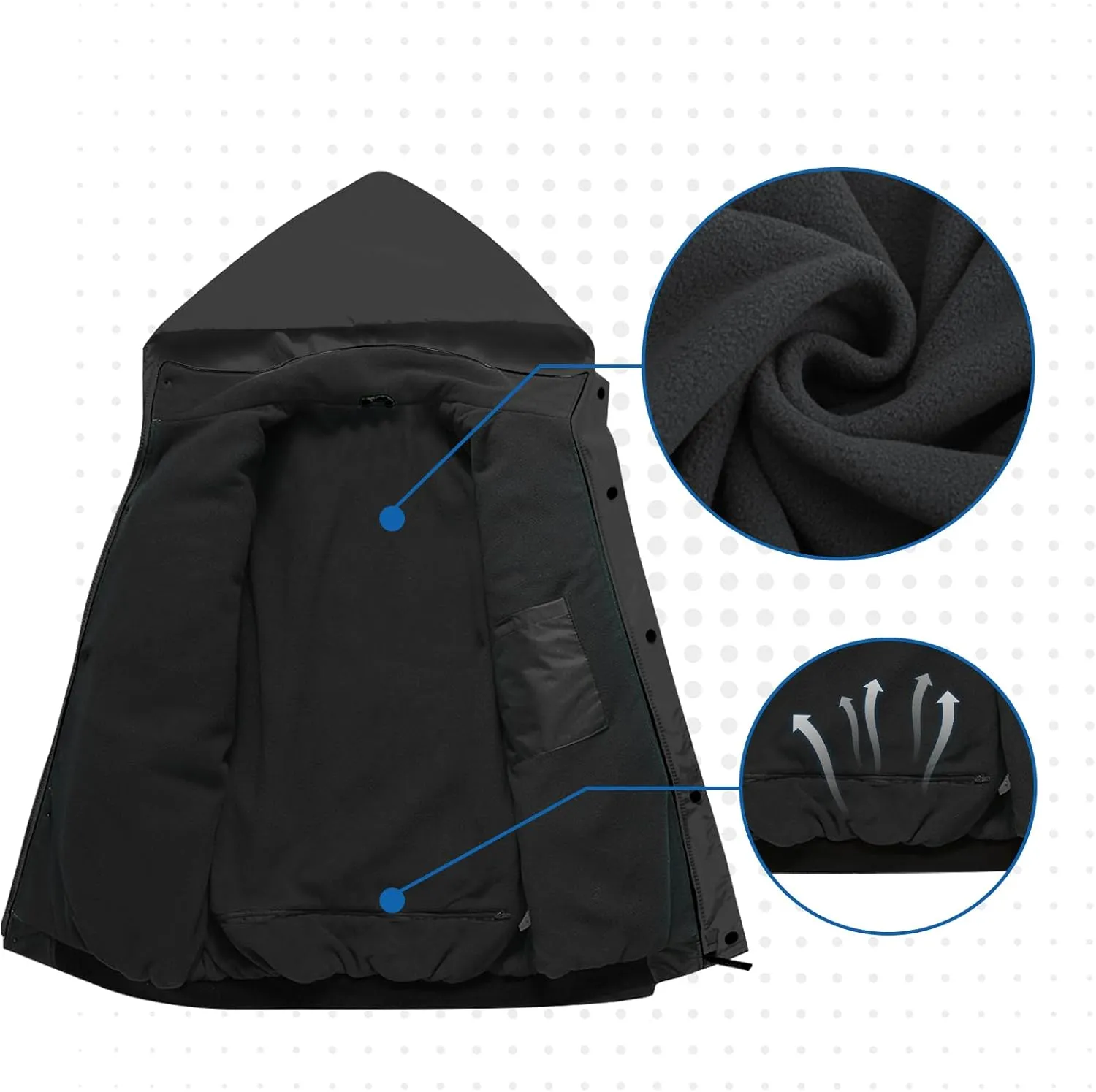 High Visibility Waterproof Reflective Rain Winter Warm Safety Jacket Working Overalls