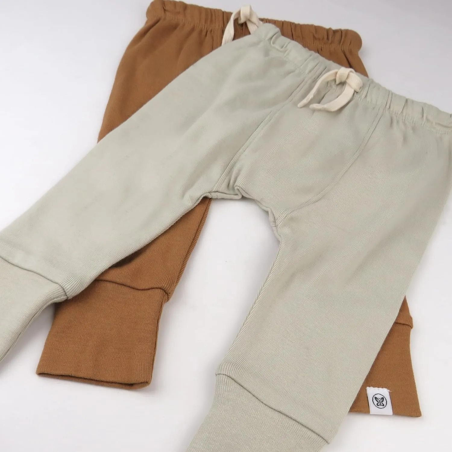 HonestBaby Multipack Honest Pants Joggers Pull on 100% Organic Cotton for Infant Baby and Toddler, Boys, Girls, Unisex