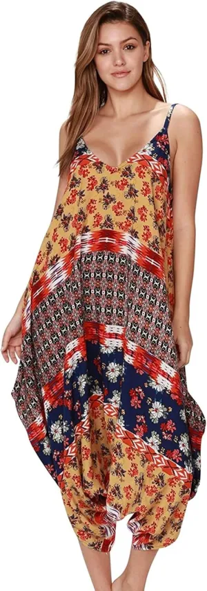 INGEAR Romper Dresses for Women - Boho Rompers for Women, Whimsical Clothes, Women's Hippie Clothes, Stylish One-Piece Outfit