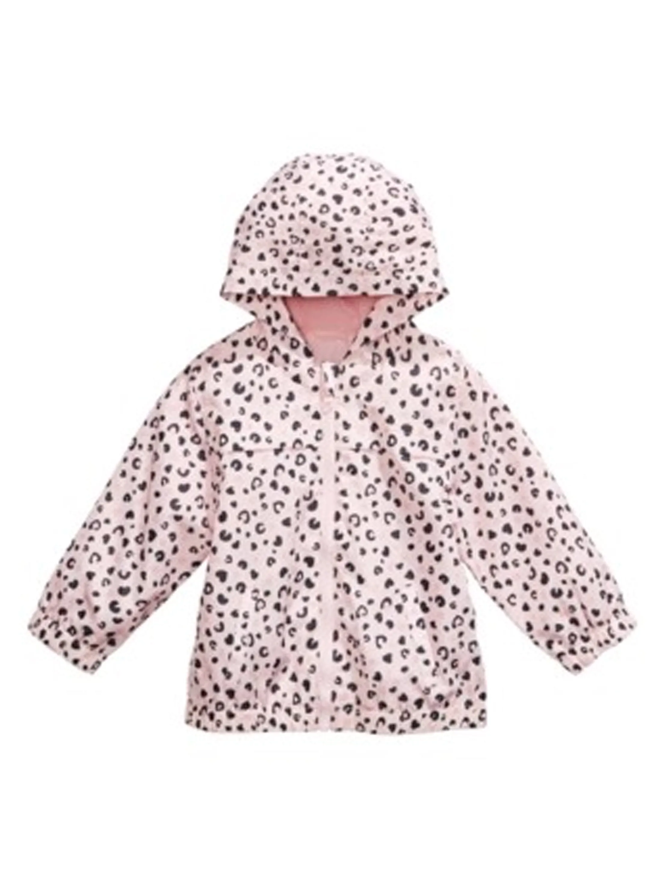 Kids Girl's Animal Printed Rain Coat,Pink