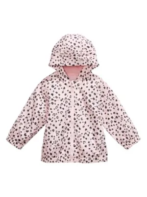 Kids Girl's Animal Printed Rain Coat,Pink