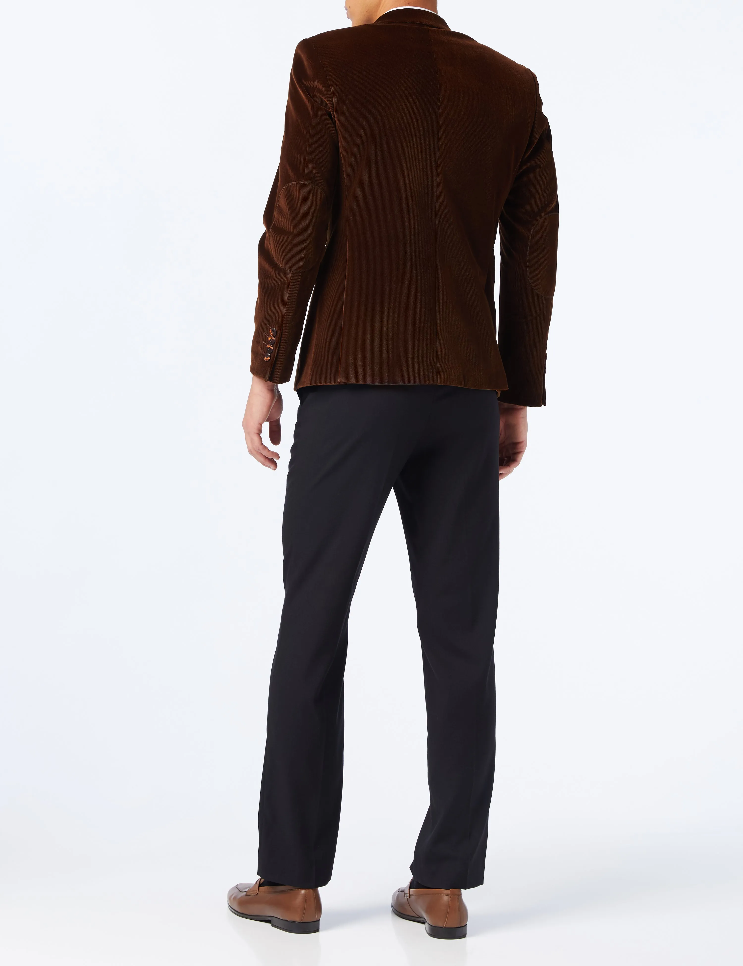 MATTHEW - Brown Corduroy Blazer Jacket