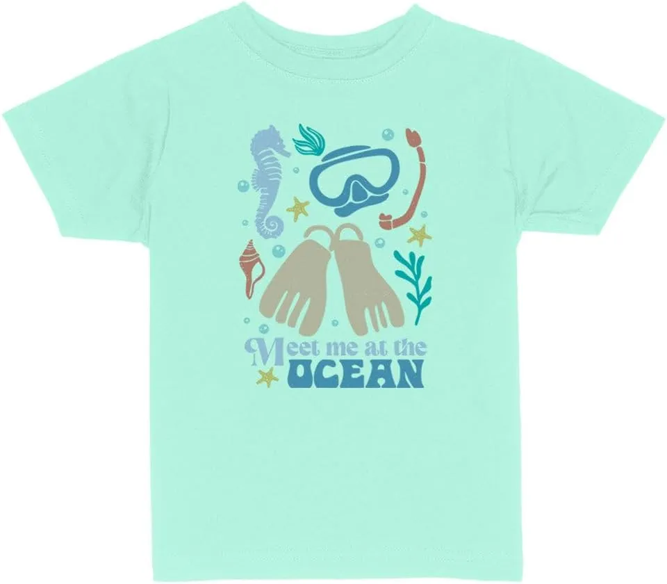 Meet Me at The Ocean Toddler Kids T-Shirt