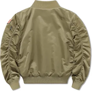 Men's Bomber Jacket Military Jacket Casual Spring Fall Winter Windbreaker Zip Up Coat with Pockets