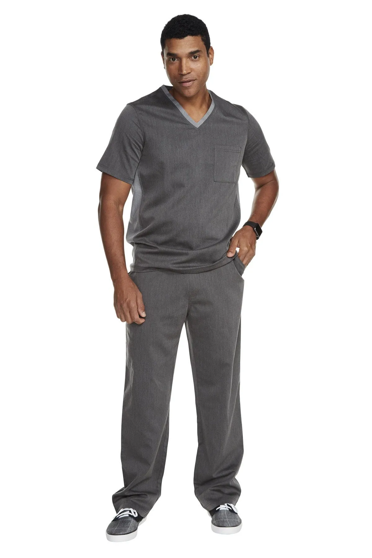 Men's "Scrub Slack" Pant - Heather Graphite