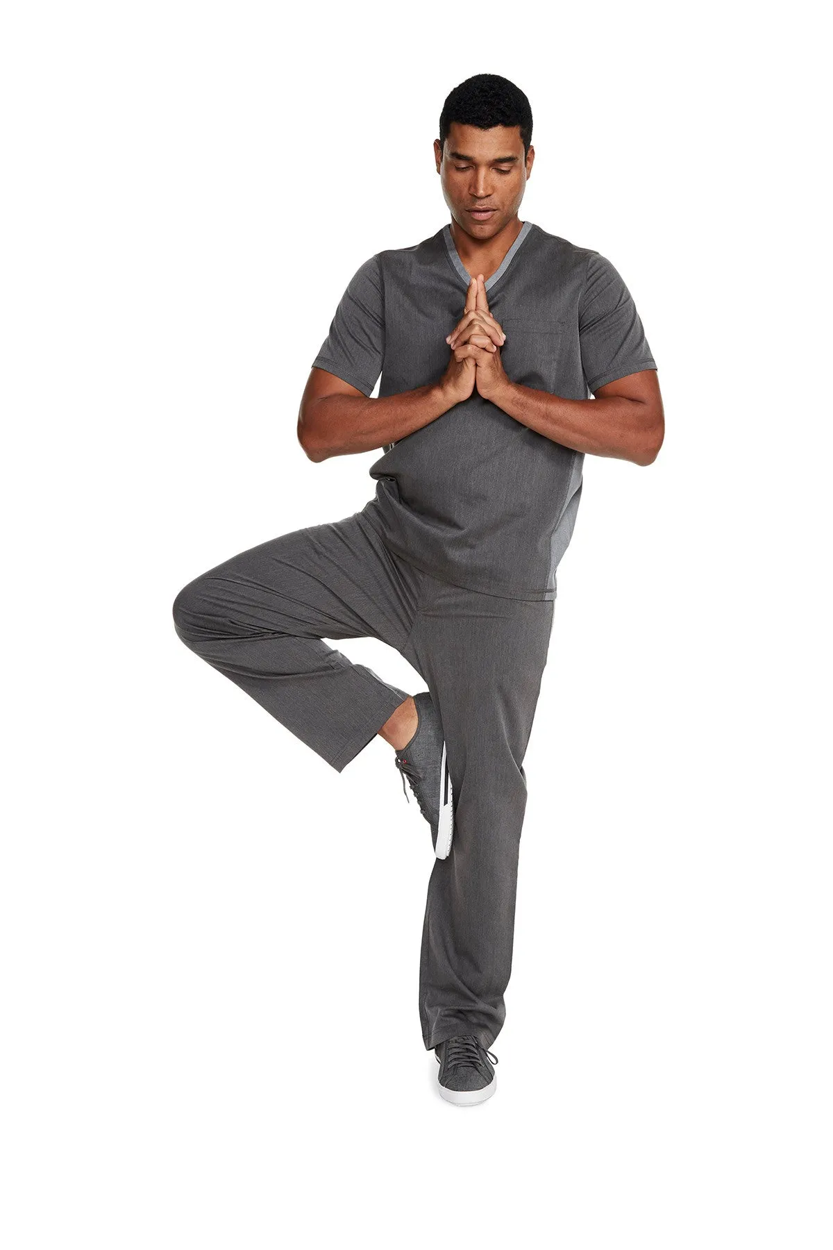 Men's "Scrub Slack" Pant - Heather Graphite