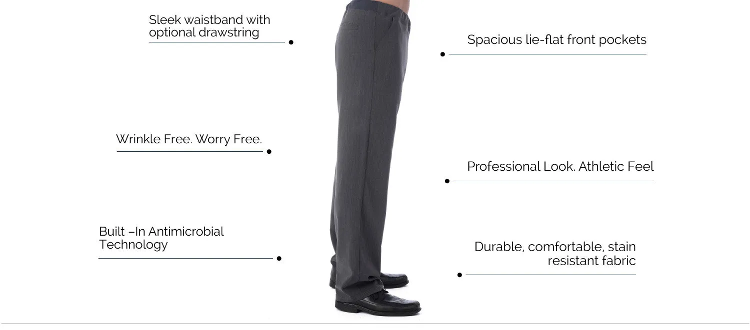 Men's "Scrub Slack" Pant - Heather Graphite
