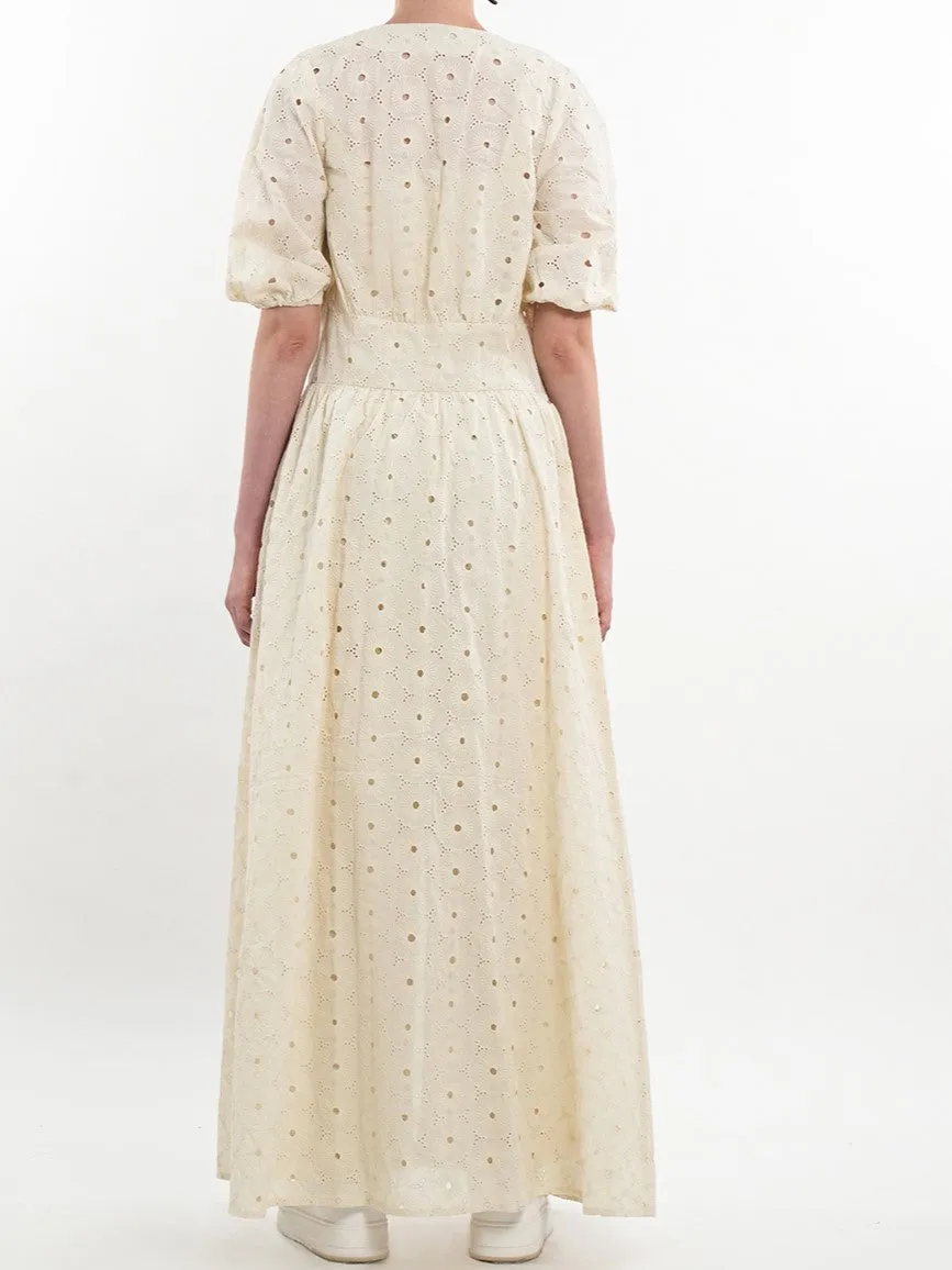 New In! Eyelet Crop Top, Trouser & Shrug Co-Ord Set