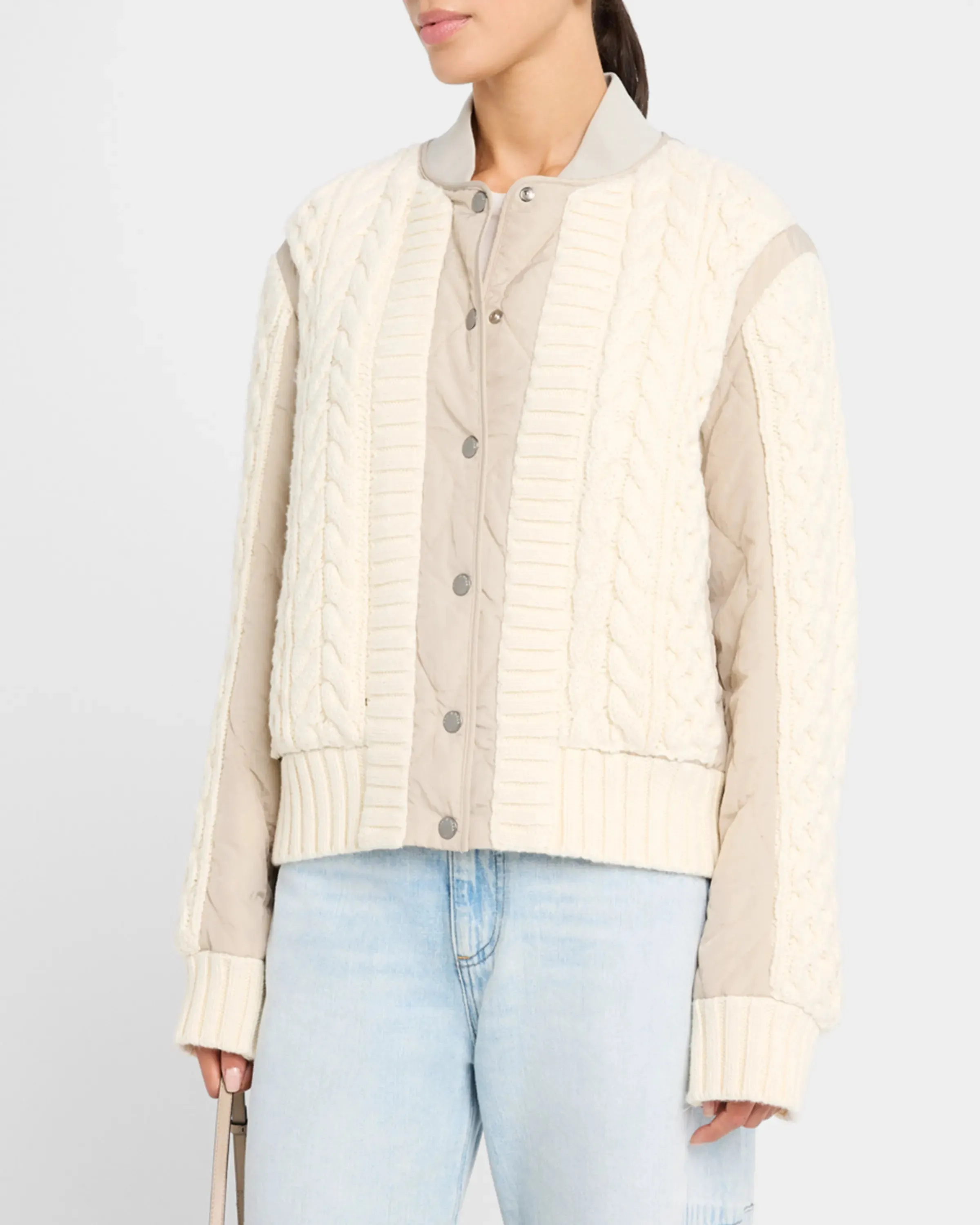 RAG & BONE MANSTON MIXED MEDIA BOMBER