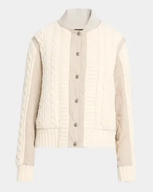 RAG & BONE MANSTON MIXED MEDIA BOMBER