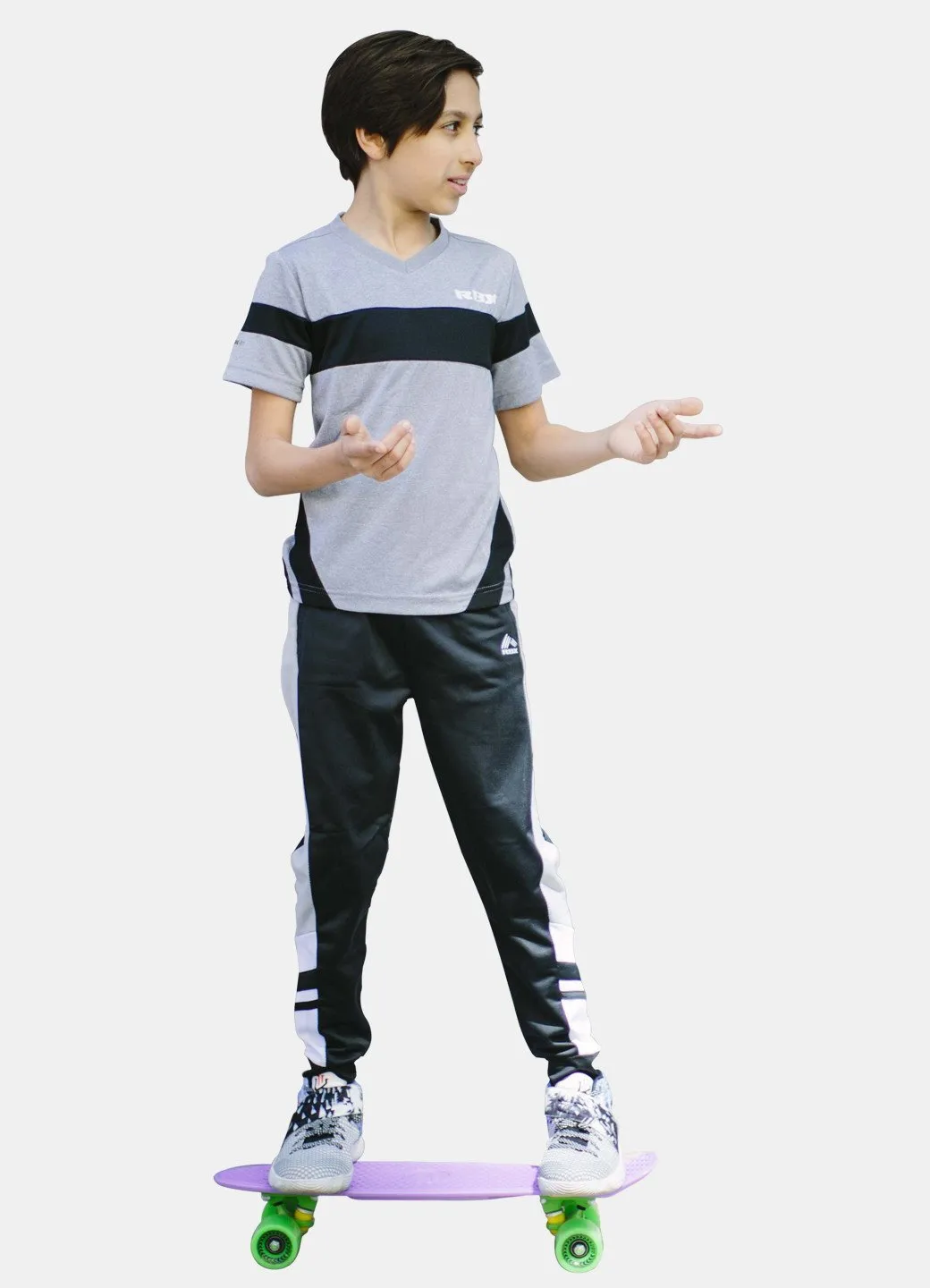 RBX Active Kids Jogger Pant with Cuffed Ankle for Boys