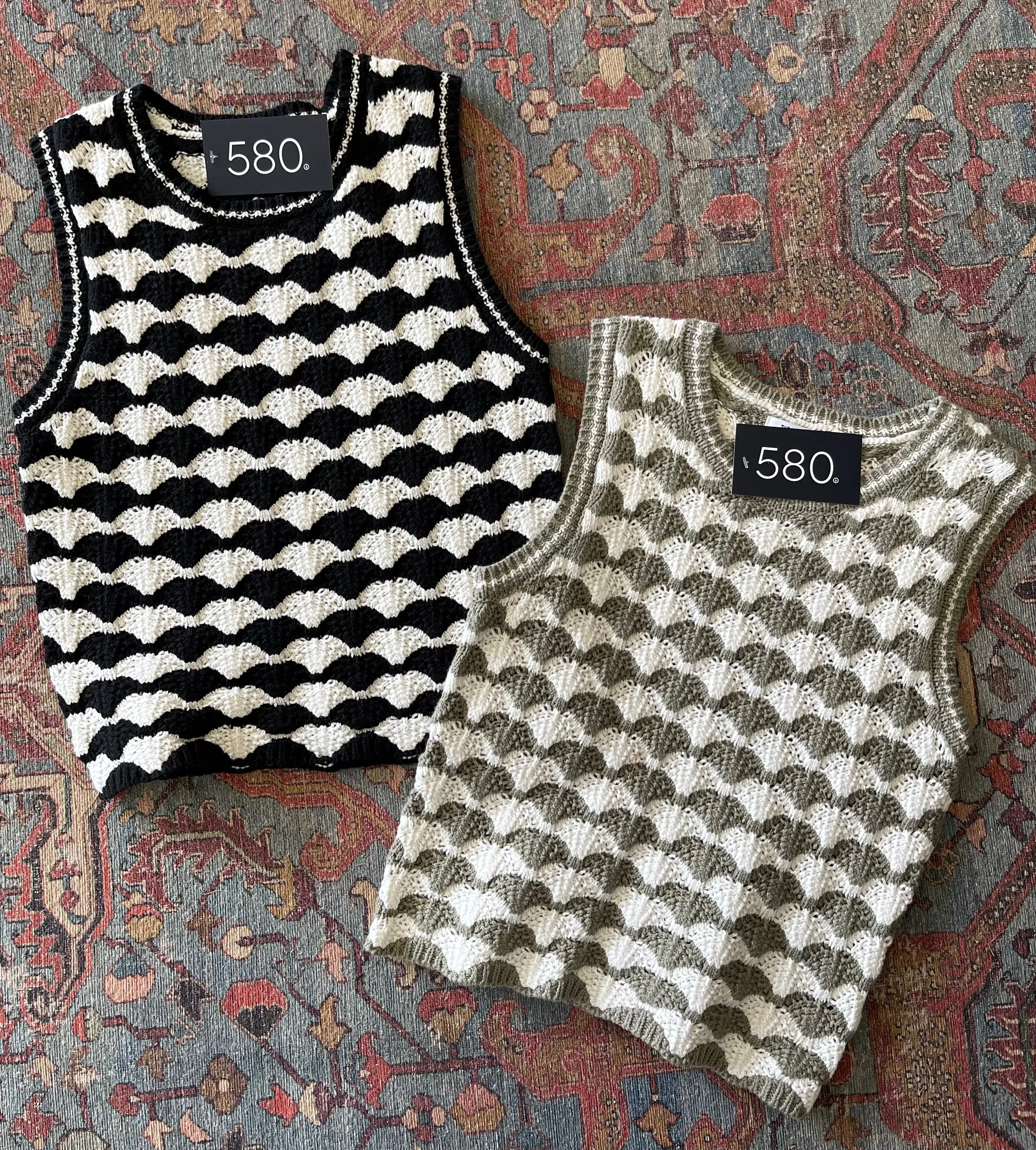 Sunny Side Up Knit Tank in Olive
