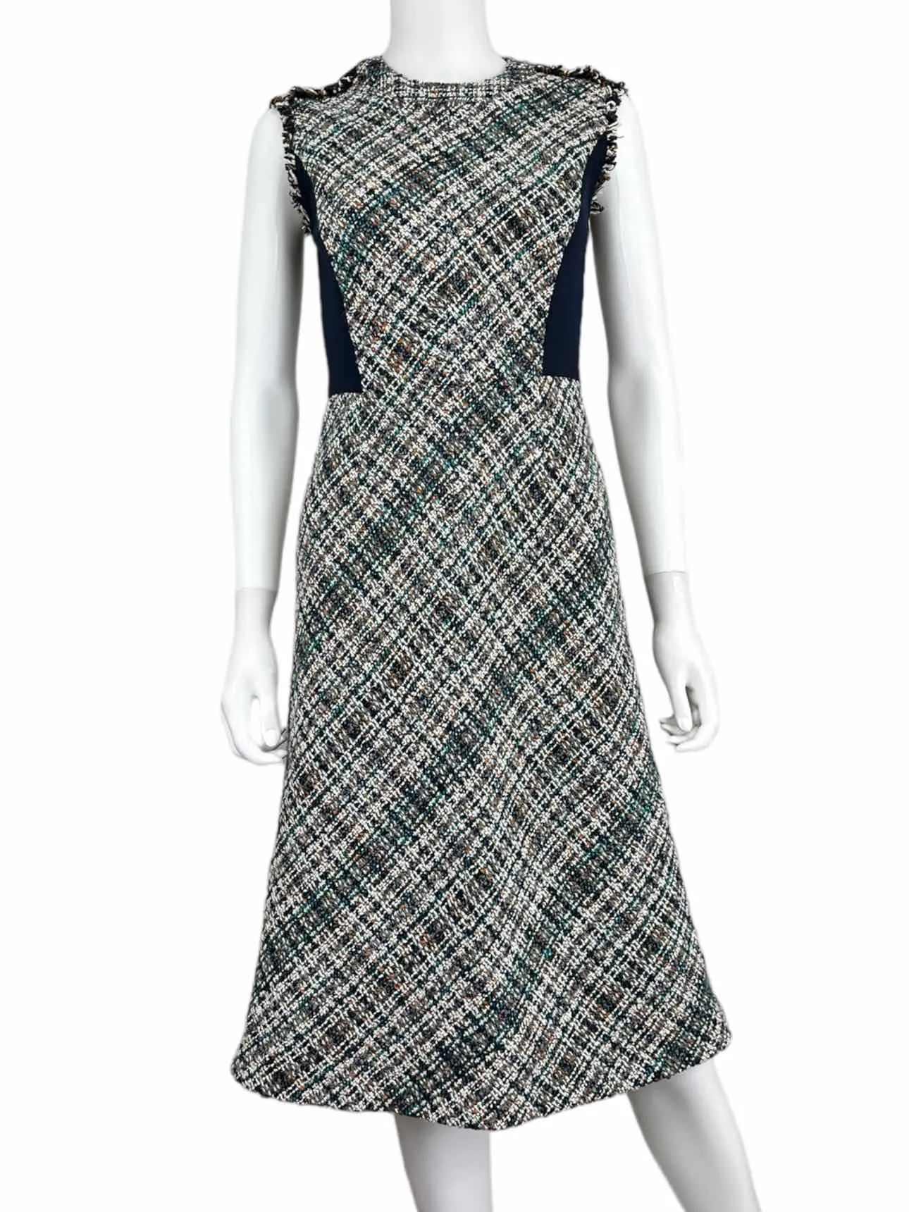 TORY BURCH NWT Autumn Tweed Pencil Dress Size 0