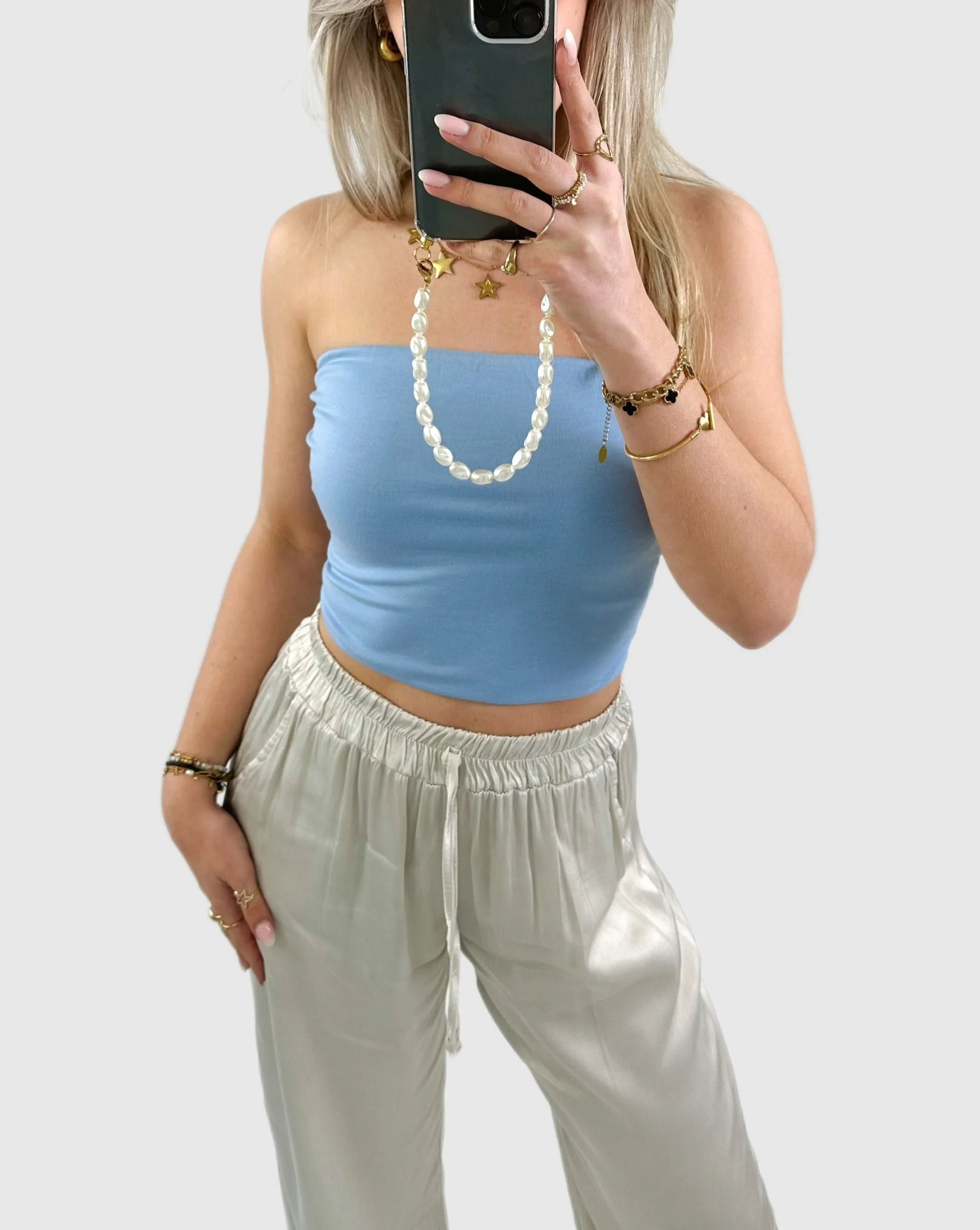 Tube Top Baby Blue