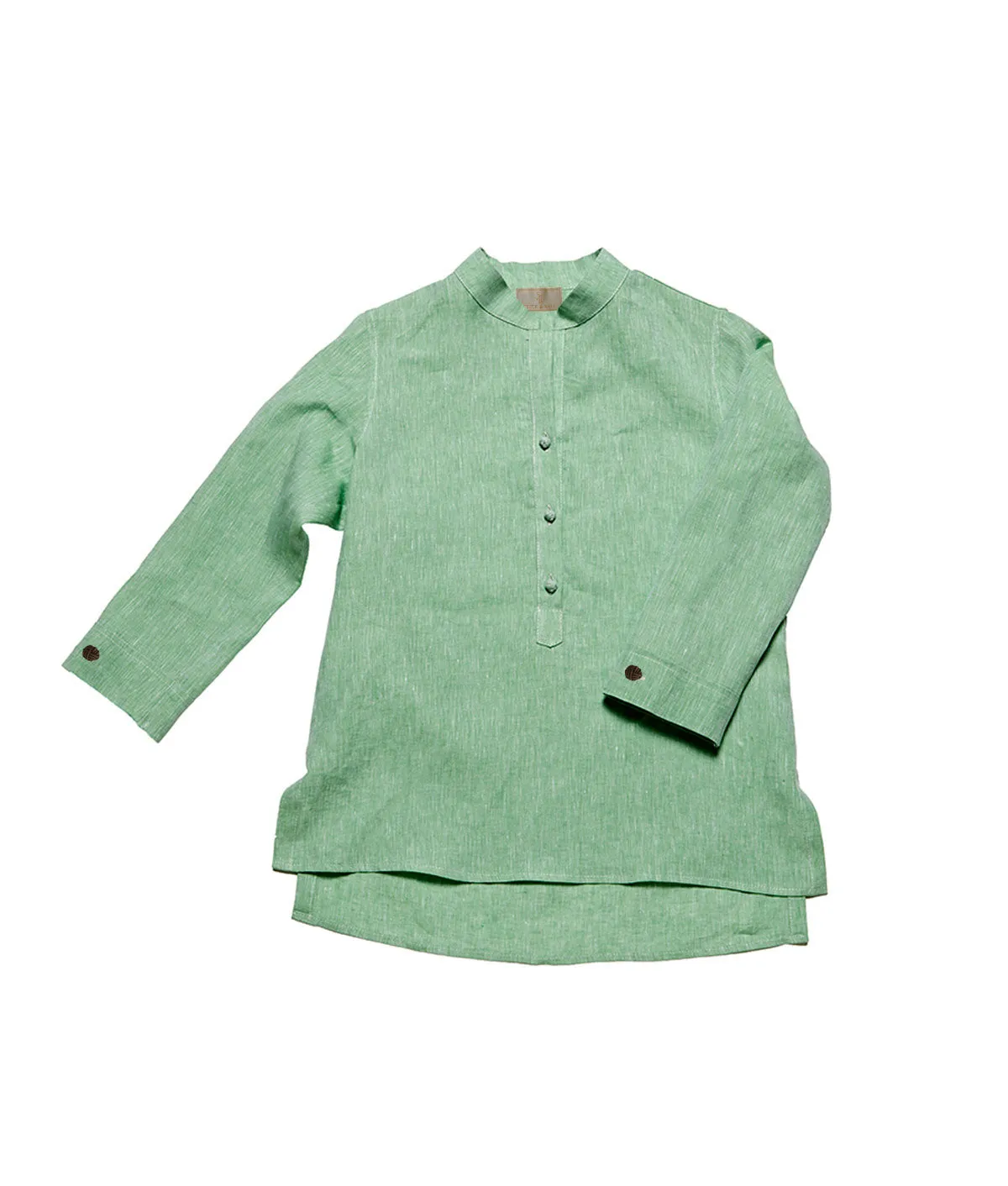 Women's Nehru Linen Tunic - Pre-Loved