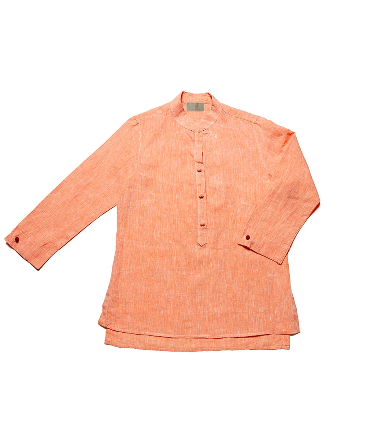 Women's Nehru Linen Tunic - Pre-Loved