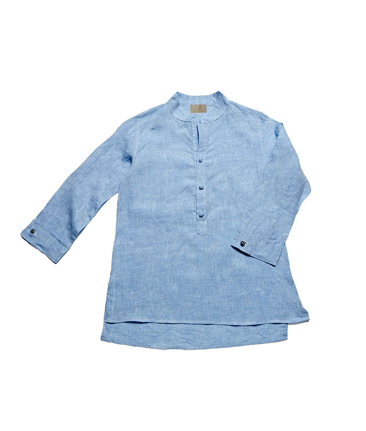 Women's Nehru Linen Tunic - Pre-Loved