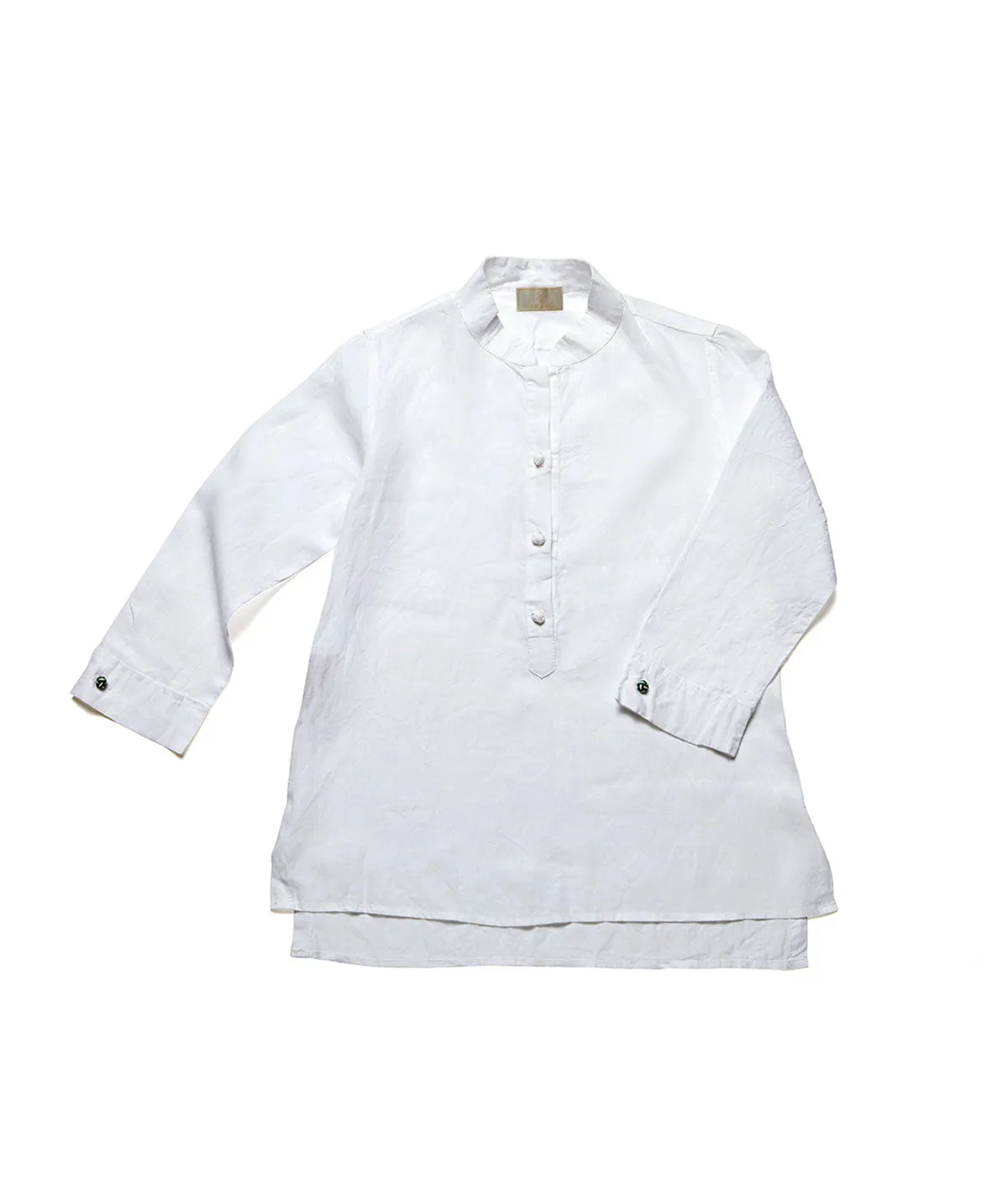 Women's Nehru Linen Tunic - Pre-Loved