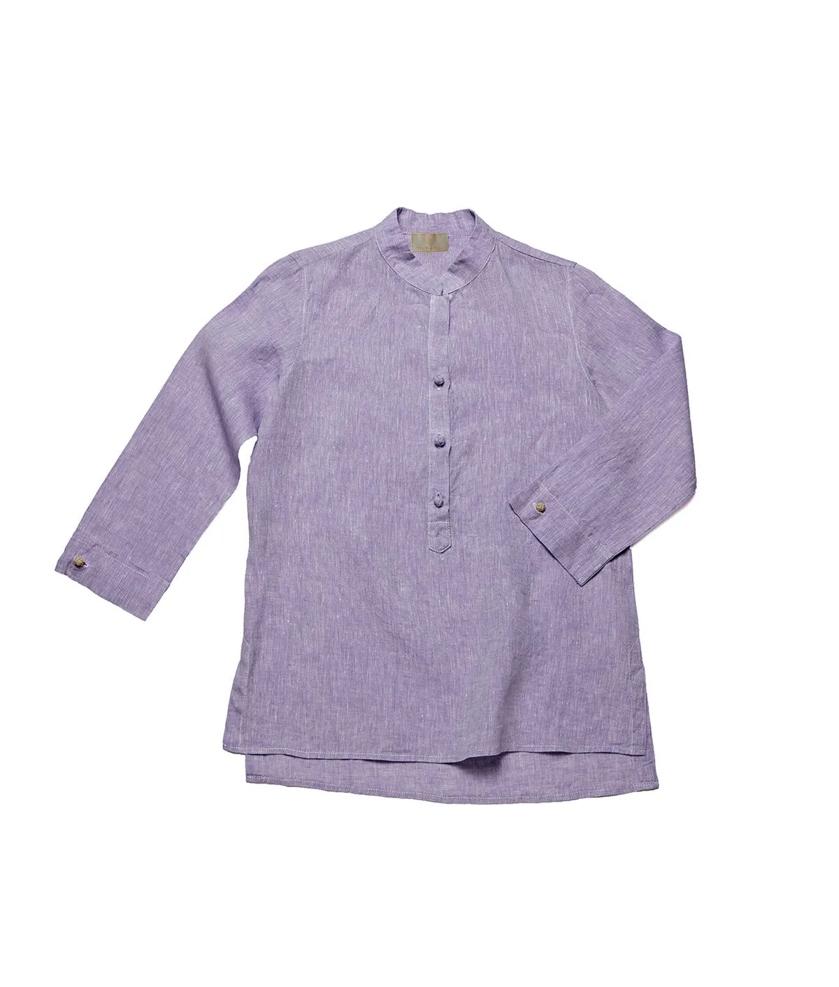 Women's Nehru Linen Tunic - Pre-Loved