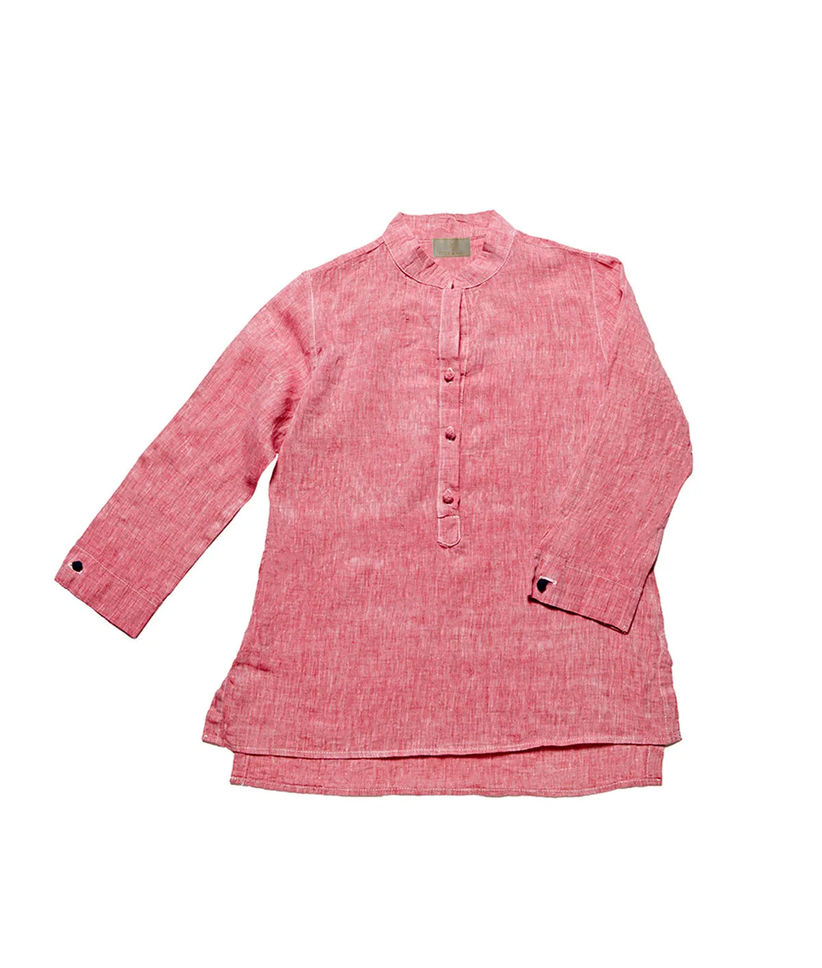 Women's Nehru Linen Tunic - Pre-Loved